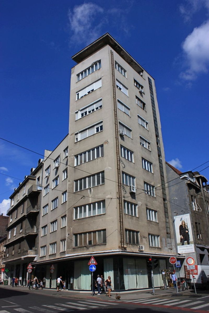 Masarykova-Gundulićeva, prvi zagrebački neboder